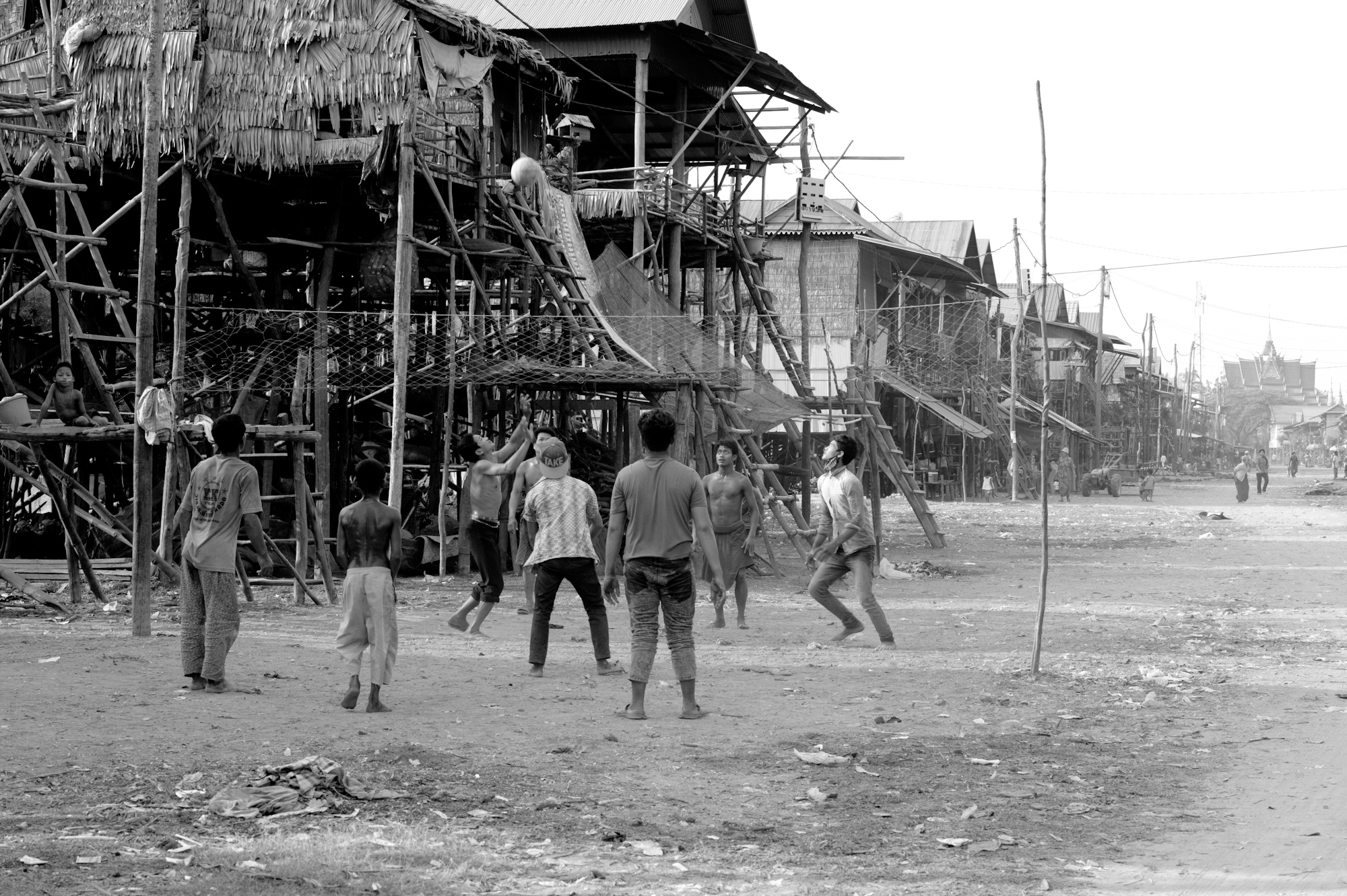Volley ball in Cambodia
