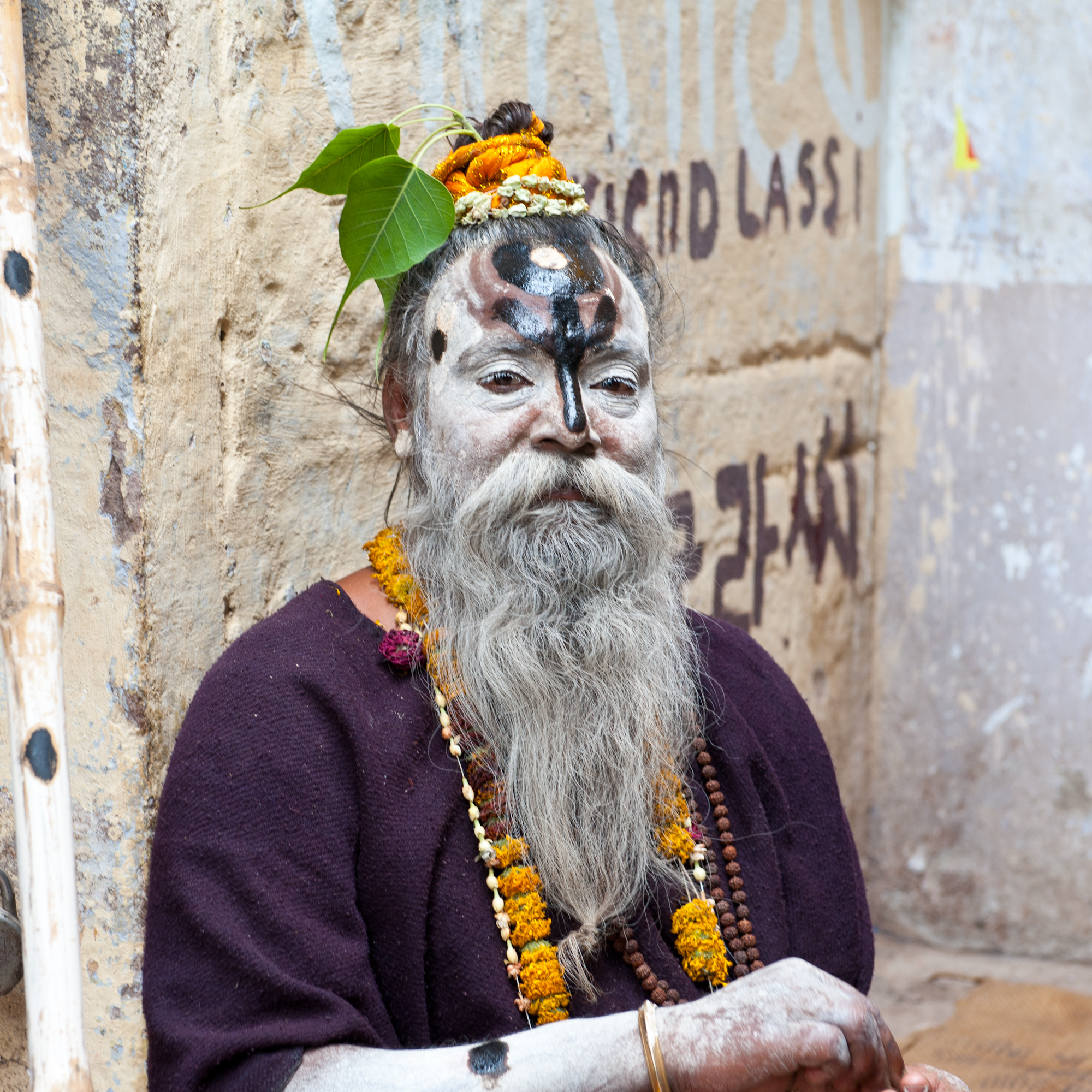 holy sadu in India